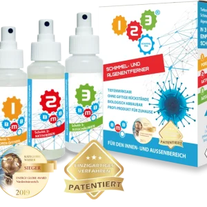 BMB, Schimmelentferner, Algenentferner, patentiert, Schimmelproblem, Schimmell&ouml;ser, Algenl&ouml;ser, Biologisch abbaubar, Schimmelbek&auml;mpfung, Algenbek&auml;mpfung